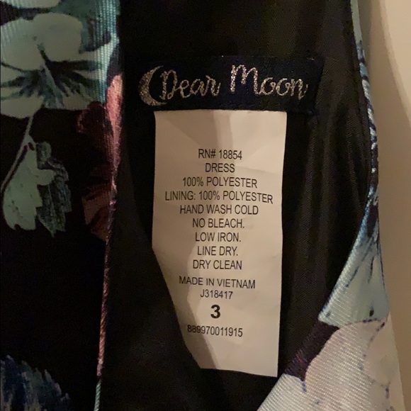 Floral homecoming/cocktail style dress - Picture 5 of 6